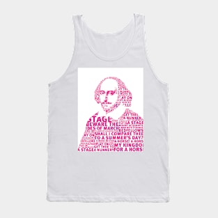 shakespeare pink design Tank Top